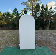 6ft wooden arch backdrop for rent indoor or outdoor