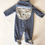 Miniatura: Pijama Carter's con babero y gorro azul oso