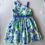 Miniatura: Vestido Gymboree un hombro azul y verde floral