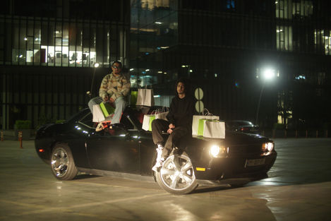 Guga & Libra from the shooting of LONDON.