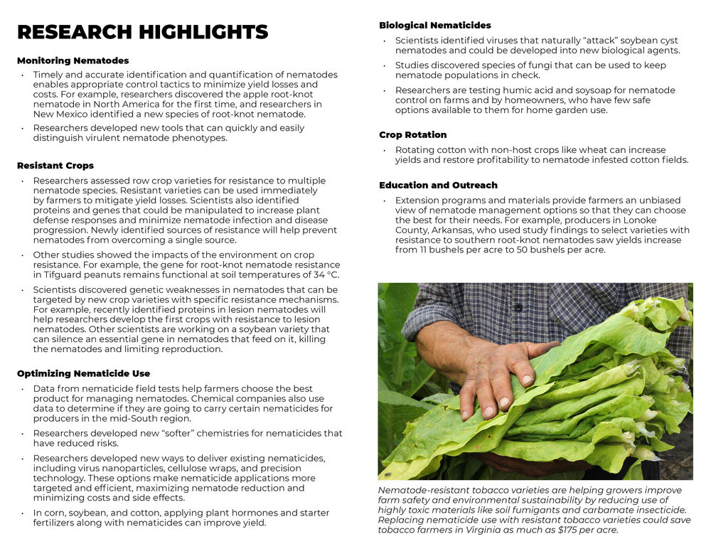 Life cycle of plant parasitic nematodes image