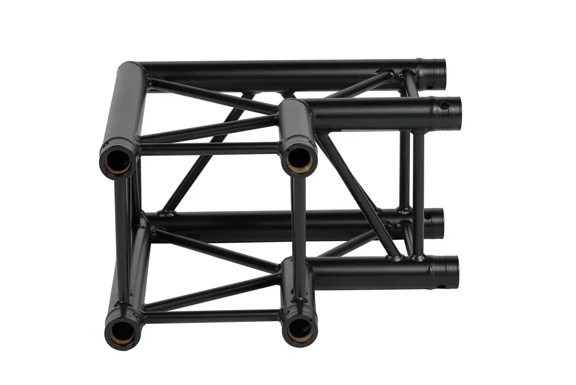 Trosshörn 90 grader svart H30V