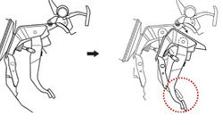 Pedal Intrusion Reduction Mechanism