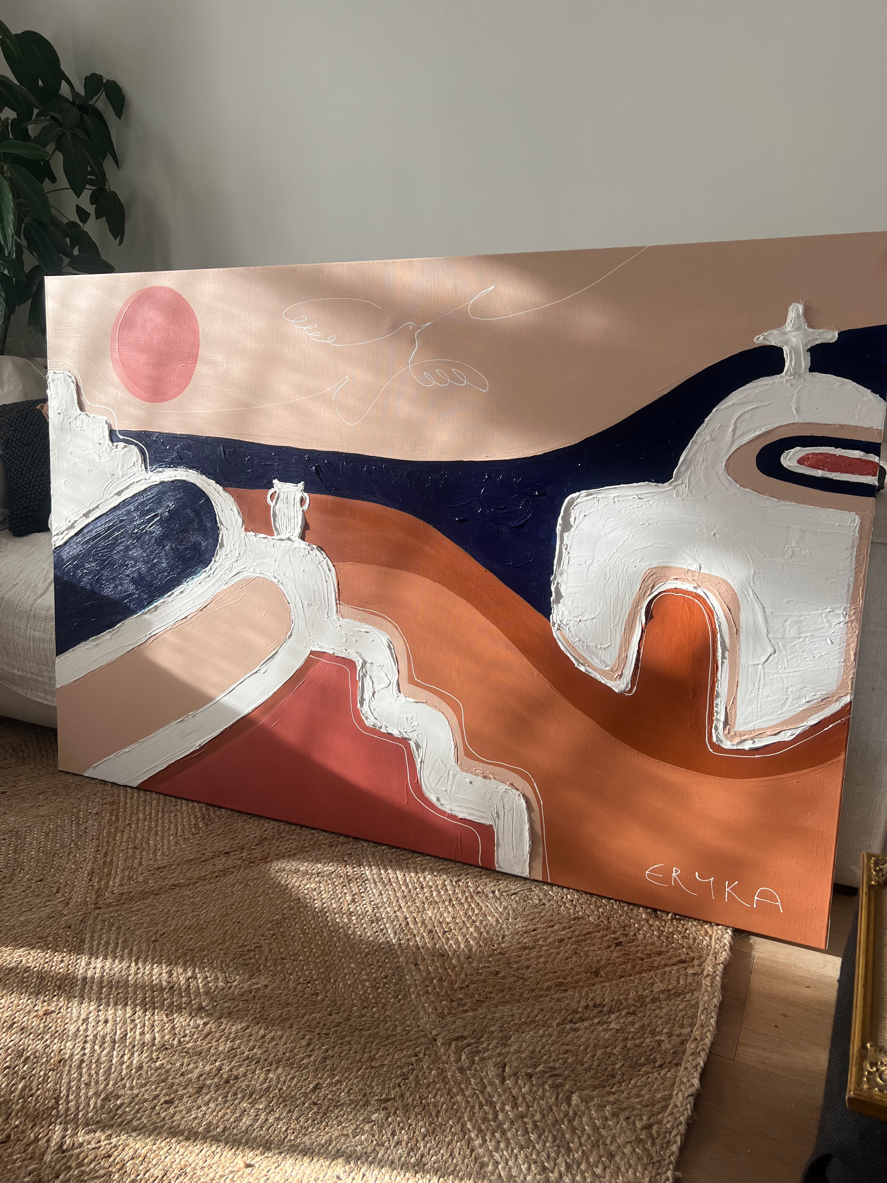 MEDITERRANEAN SUNSET ORIGINAL ARTWORK