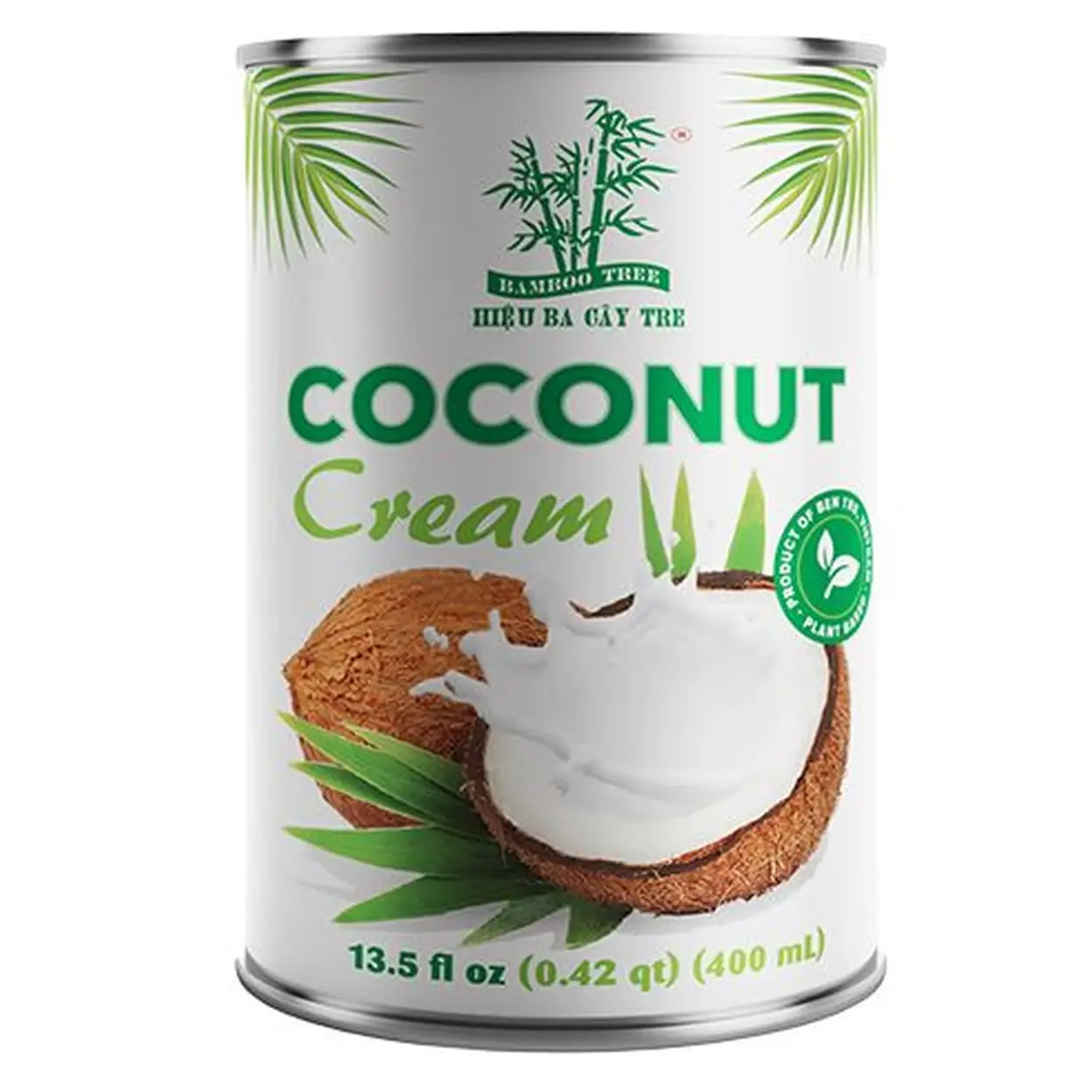 Crème de coco - Coconut cream - Bamboo tree 400ml