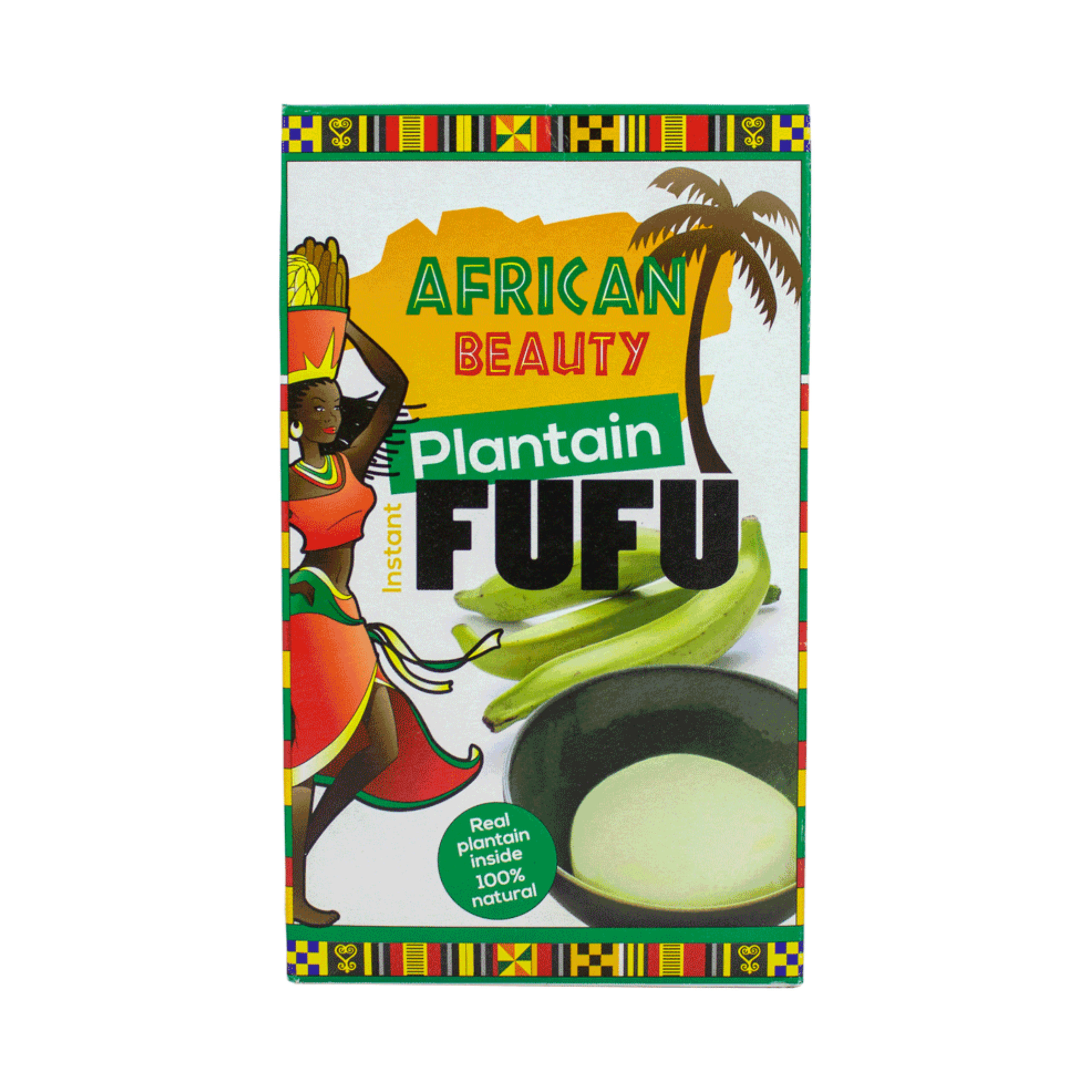 Fufu farine de banane plantain vert 700G - African Beauty
