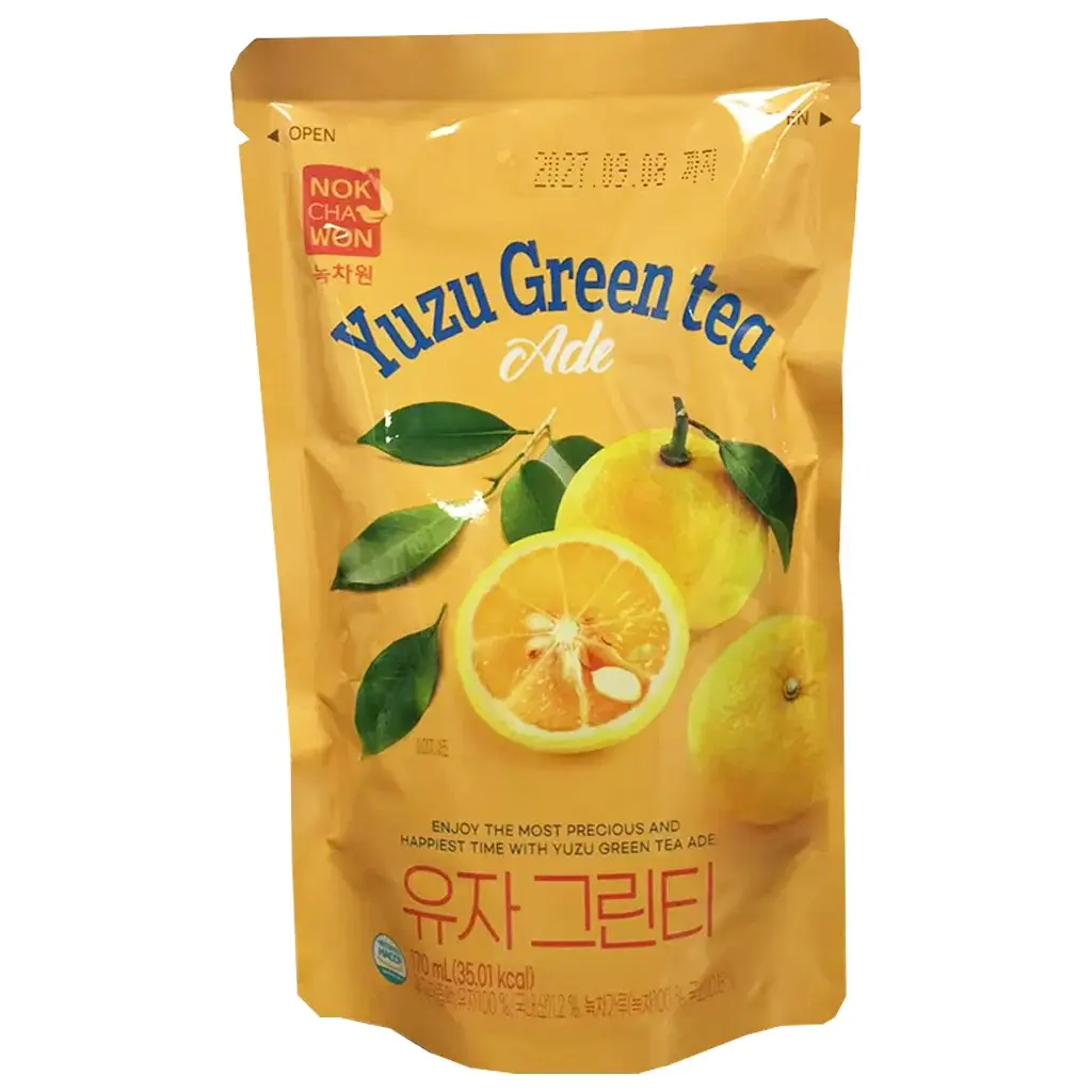 Boisson Coréenne au yuzu en sachet 170 ml - Nokchawon