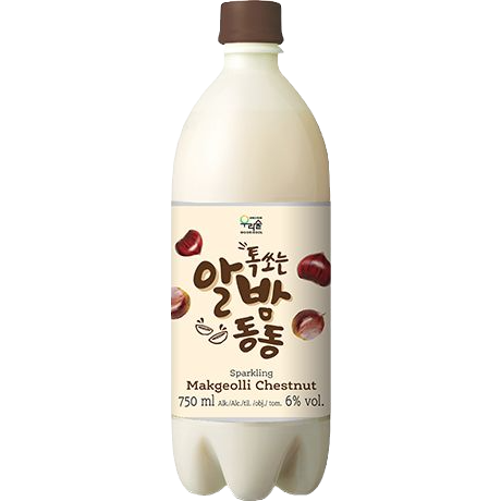 Vin de riz Makgeolli Châtaignes - Makgeolli chestnut 6%Vol 750ml