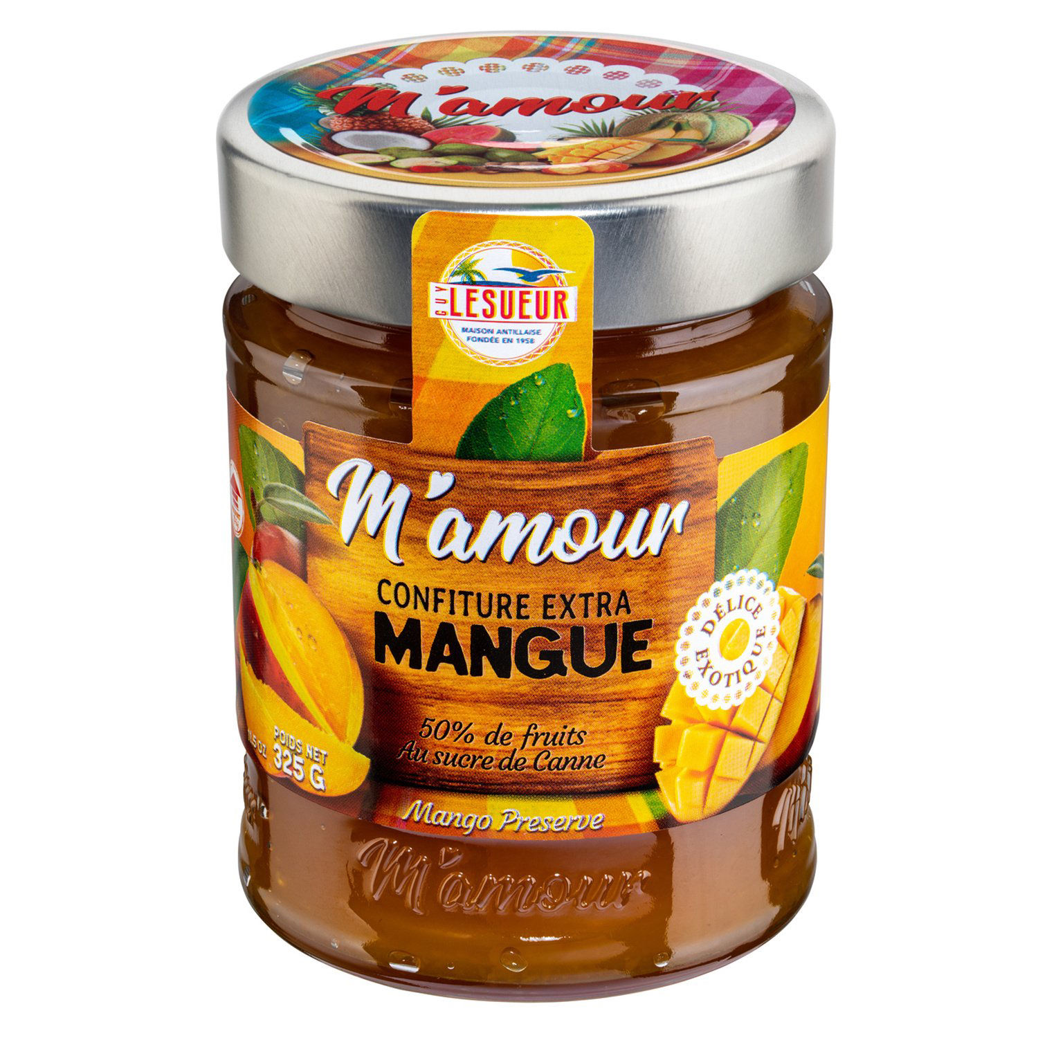 Confiture extra goyave M'AMOUR pot de 325g