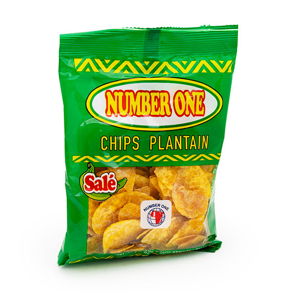 CHIPS de Banane Plantain salé 85g - Number One