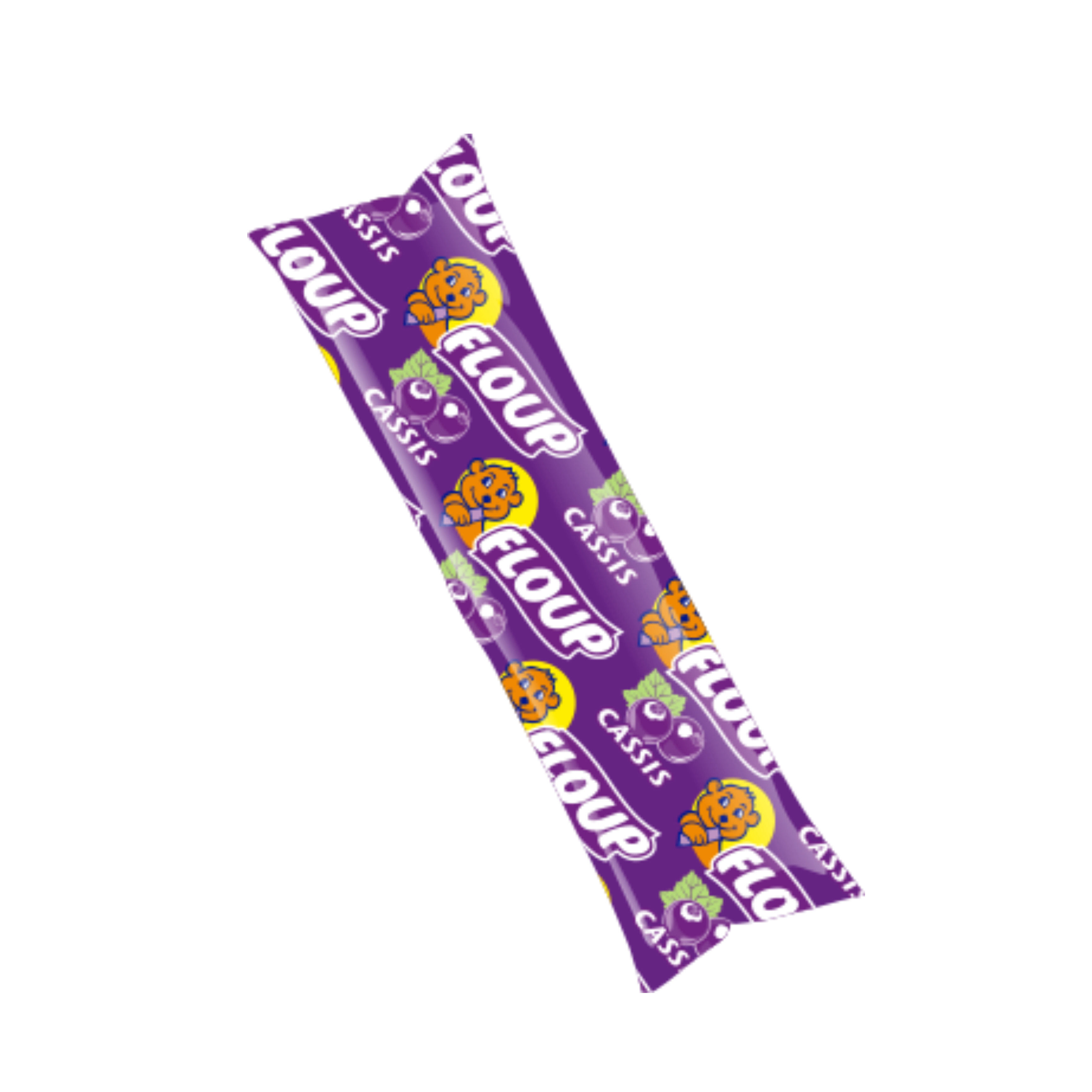Glace floup saveur cassis 