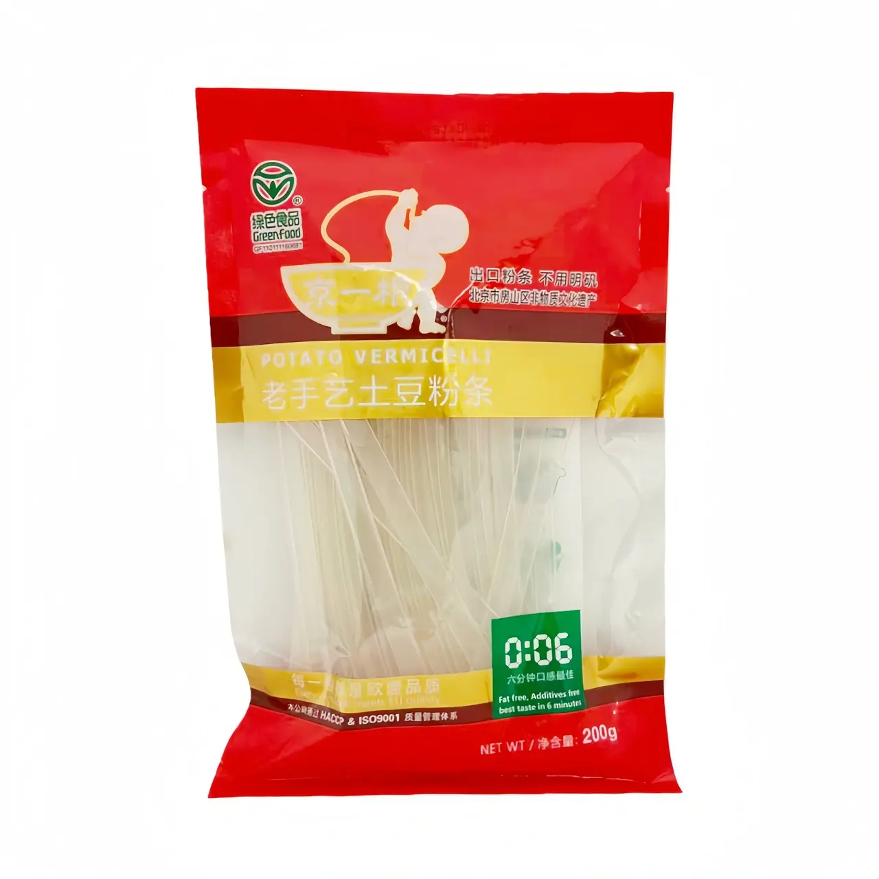 Vermicelles Fins de Patate Douce JING YI GEN 200g