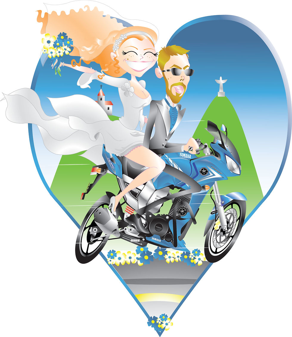 CARICATURA BODA - 1