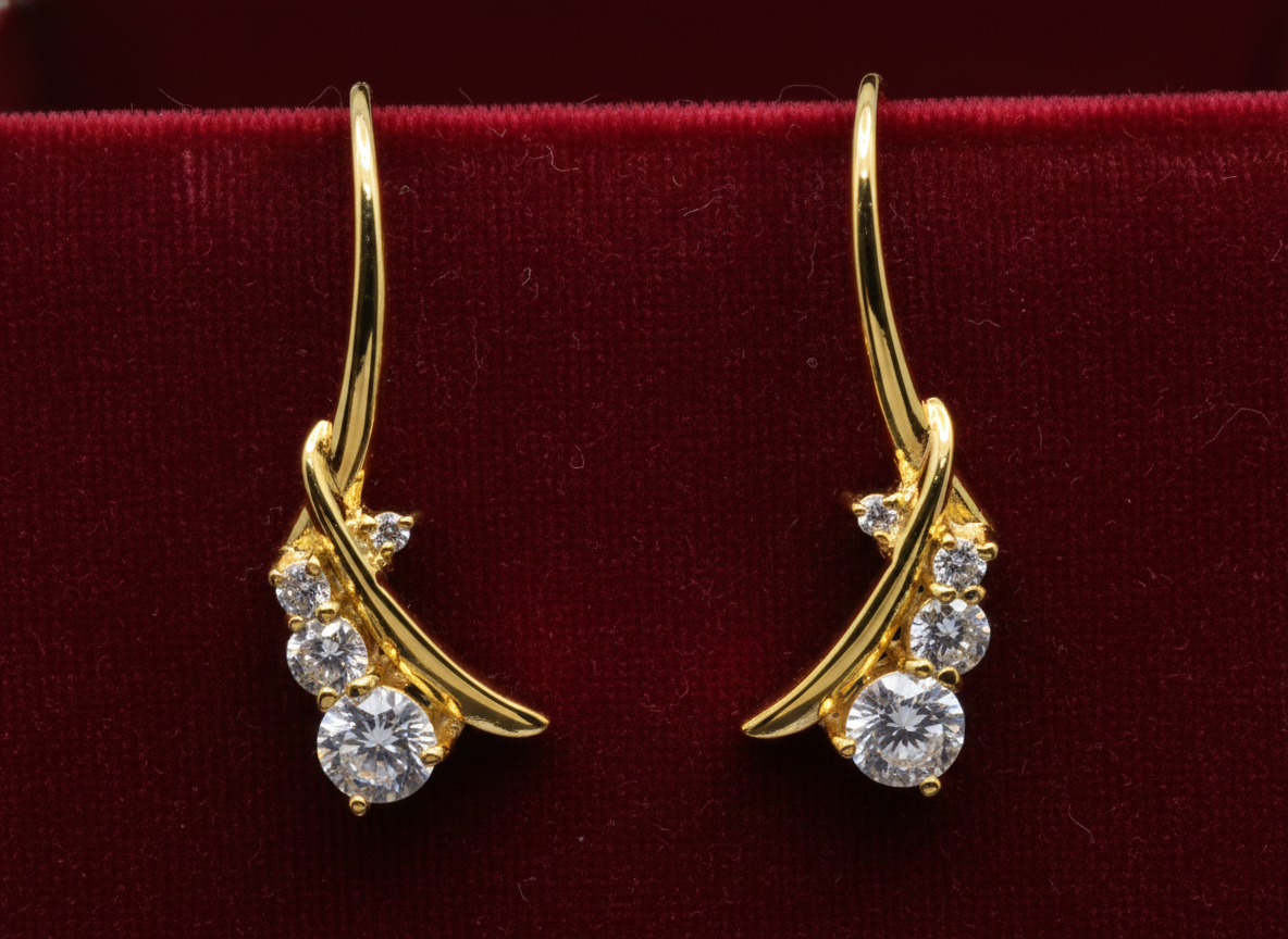 Quadra Curve Earrings