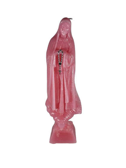 Miniatura: Nossa Senhora de Fátima em Cera (C.F)