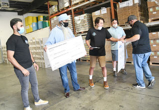 Food bank receives convenient donation