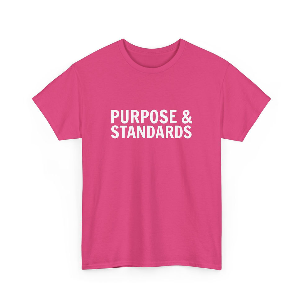 Purpose and Standards Tee