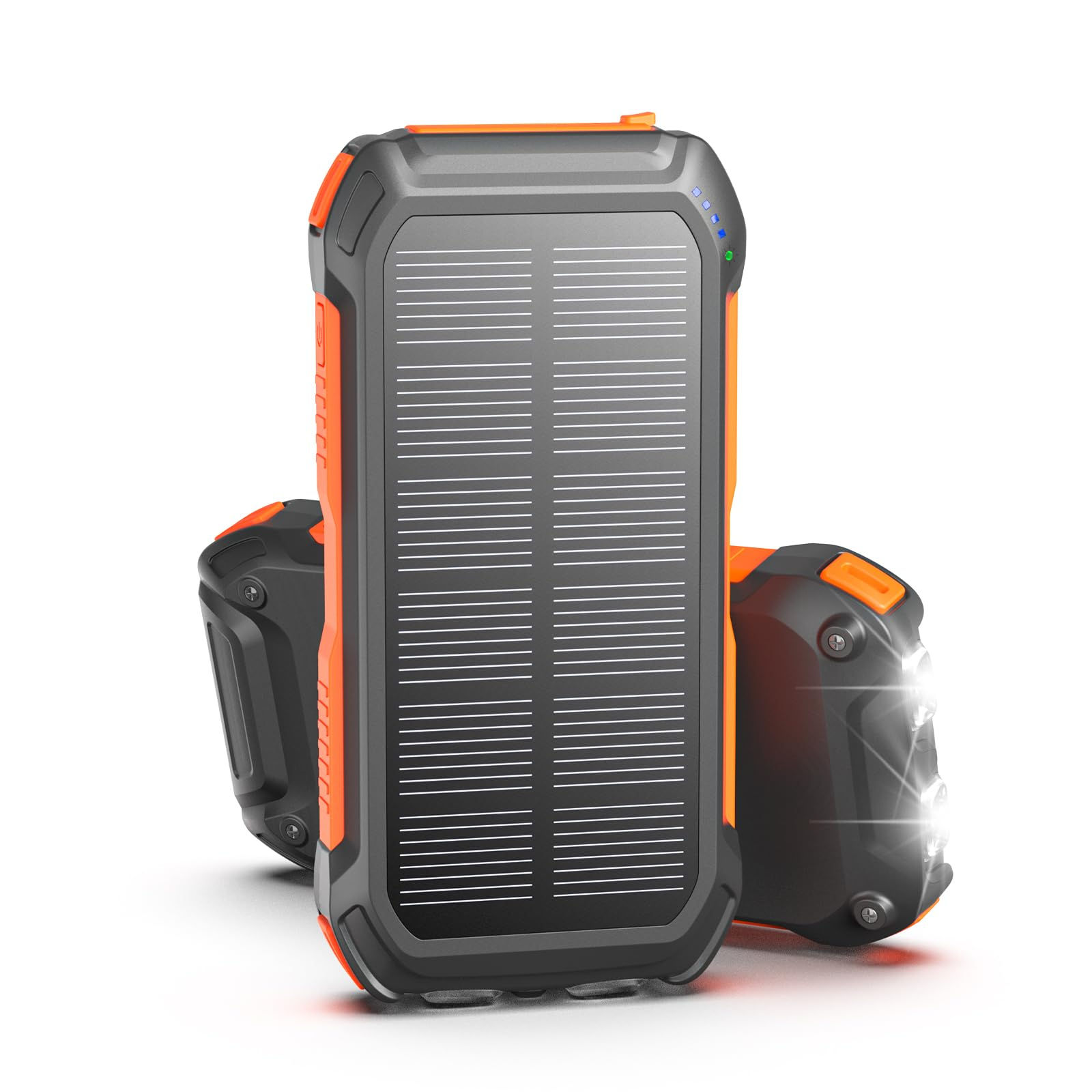 Bilivein Solar Power Bank 26800mAh Solar Charger 15W Fast Charging USB C Solar P
