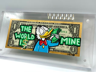 Dollar Bill Art: You are what you think, so why not think rich?