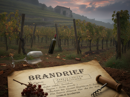 Brandbrief in den Weinbergen