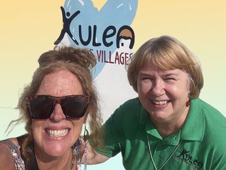 Azmera Executive Director Christina Carter and Kulea Villages CEO Deborah Brown Magaya