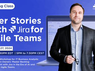 🚀 Doors Are Open! User Stories with Jira for Agile Teams