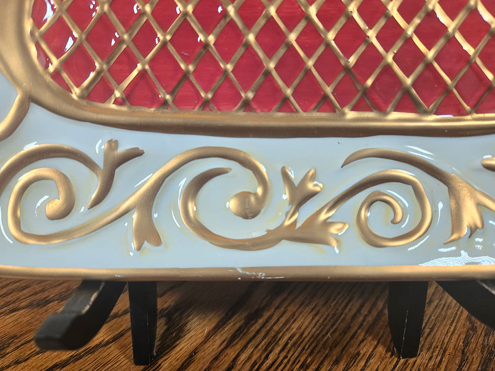 Thumbnail: Decorative Plate or Tray - Joyous Celebration - Christmas Sleigh