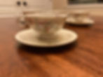 Thumbnail: Vintage Theodore Haviland- Teacups & Saucers- Apple Blossom Pattern- Set of 6