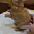 Thumbnail: Bunny Rabbit Figurine Brown | Ceramic Stoneware | Home Decor | Spring | Easter