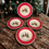 Thumbnail: Soup or Salad Bowls - Green & Plaid Christmas Trees - Set of 4