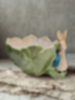 Peter Rabbit Cabbage Patch Ceramic Planter or Bowl | Beatrix Potter