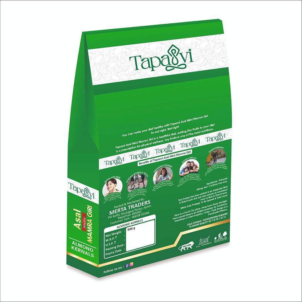 Thumbnail: Tapasvi 100% Mamra Giri (500gm)