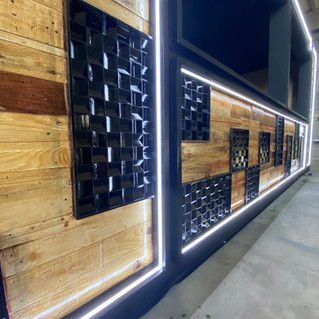 Shipping container bar