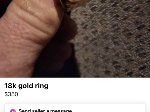 Fake gold! Gas station gold scam!