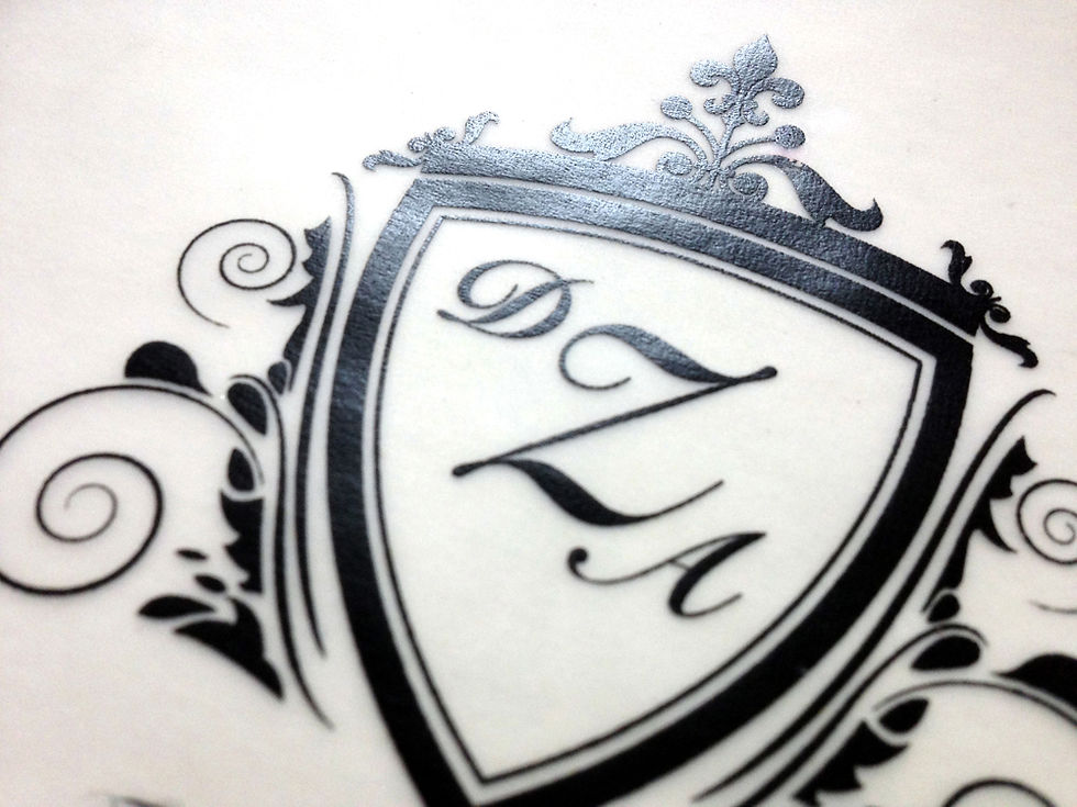 DZA wedding emblem