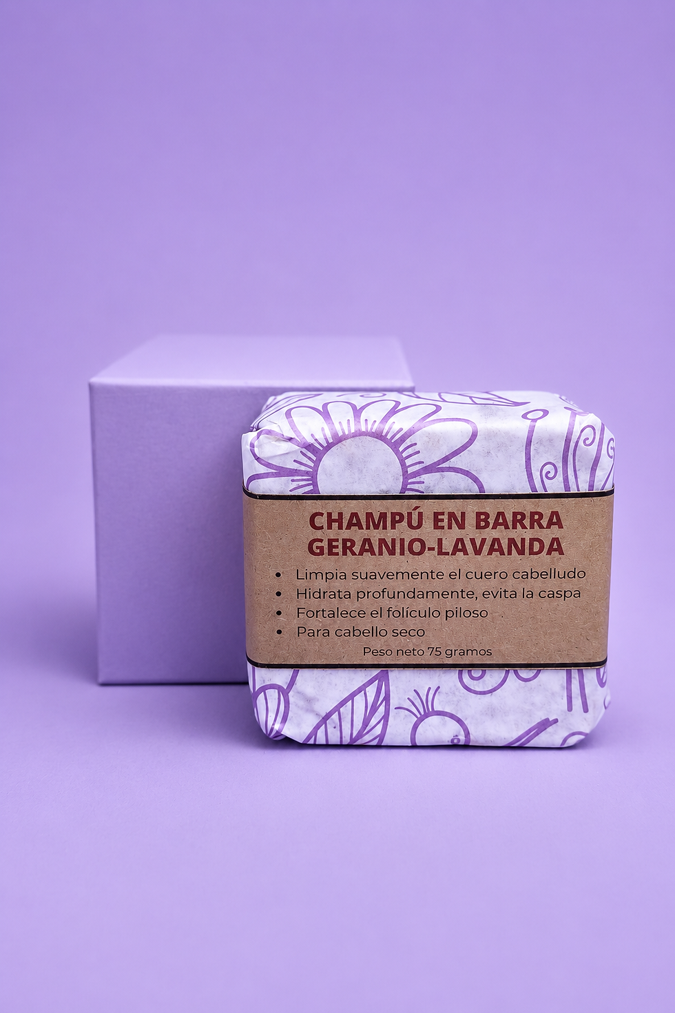 Miniatura: Champú en Barra de Geranio y Lavanda