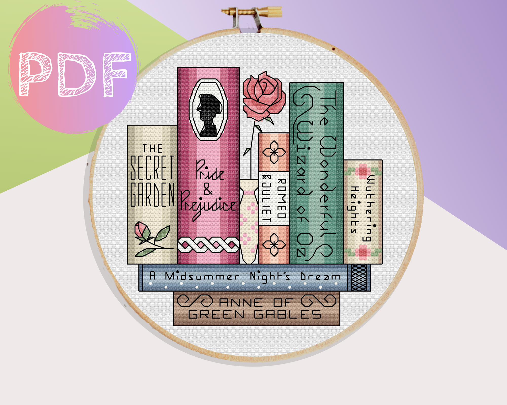 Bookshelf - Classics (Pattern)