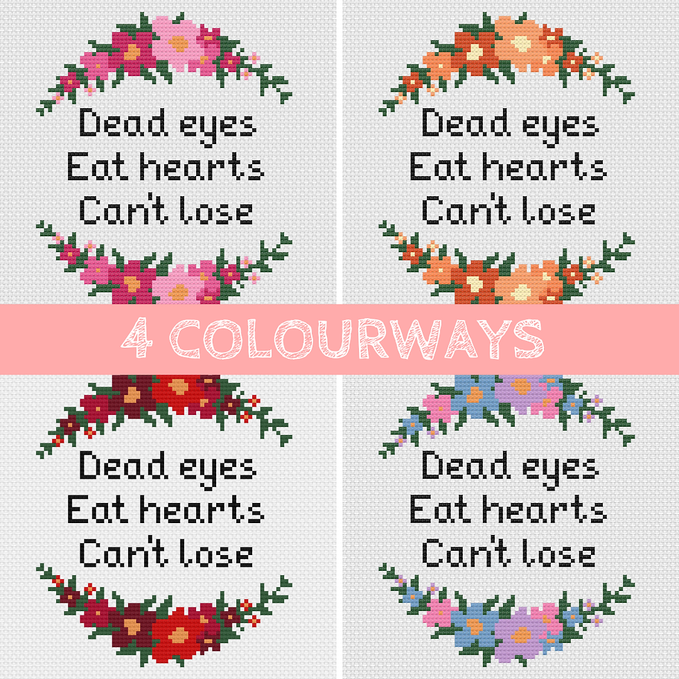 Thumbnail: Dead Eyes, Eat Hearts, Can't Lose (Pattern)