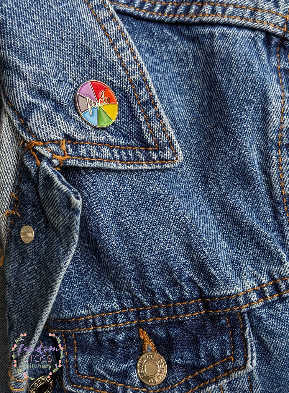 Thumbnail: Pin Badge: Rainbow Fuck (Enamel)