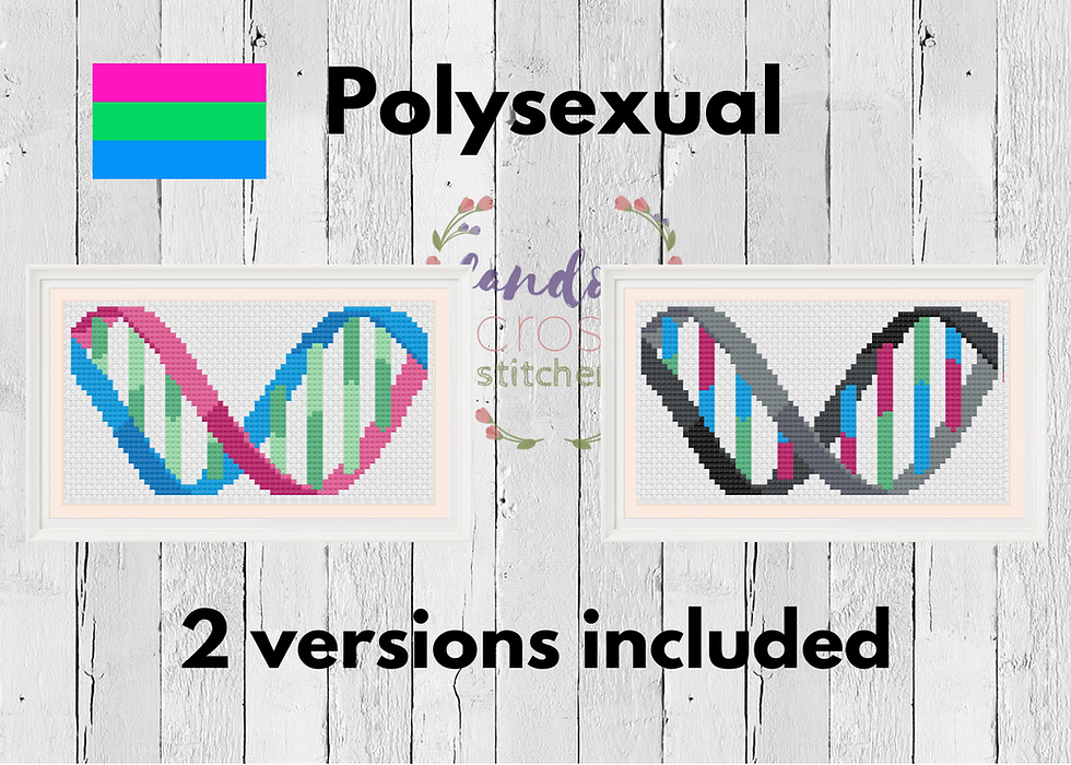 Thumbnail: Pride DNA Double Helix: Flags G-T (Genderqueer - Transgender)