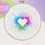 Thumbnail: Polysexual Pride Heart (Pattern)