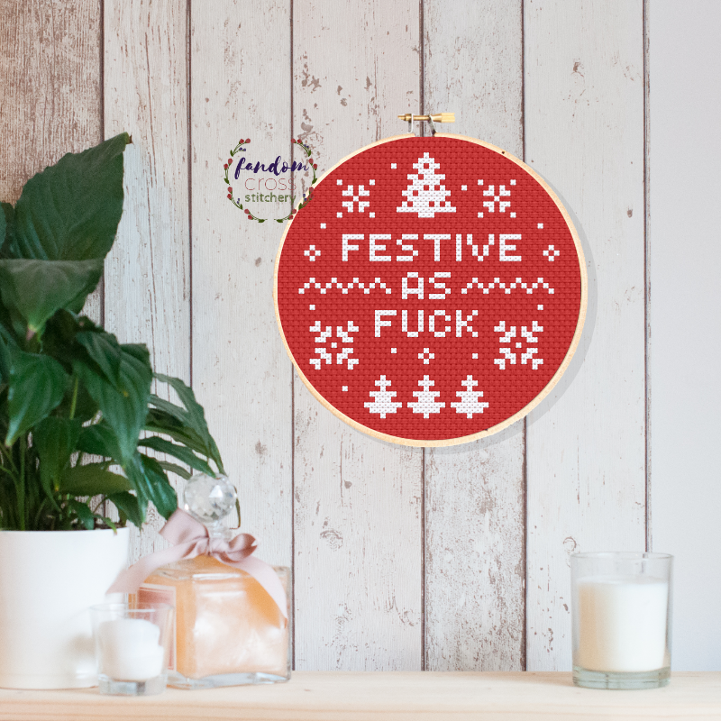 Thumbnail: Festive As Fuck (Pattern)