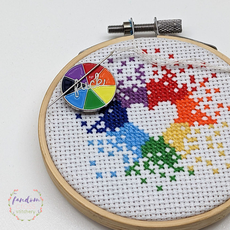 Thumbnail: Enamel Rainbow Fuck Needleminder