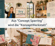 Aus "Concept Sparring" wird "KonzeptWerkstatt"