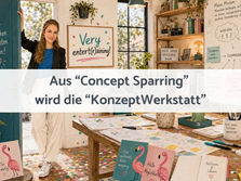 Aus "Concept Sparring" wird "KonzeptWerkstatt"