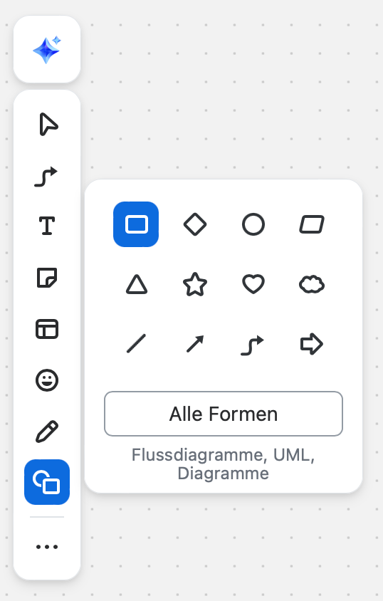 Verschiedene Formen und Gestaltungselemente helfen Dir, das Board funktional und hübsch zu machen.