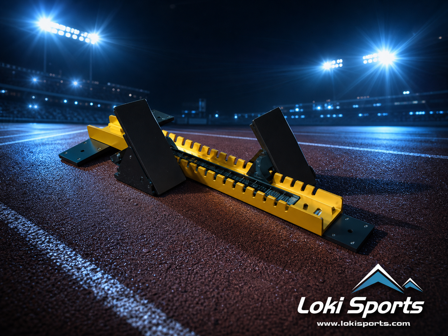 Olympic Pro Starting Blocks Premier with handle