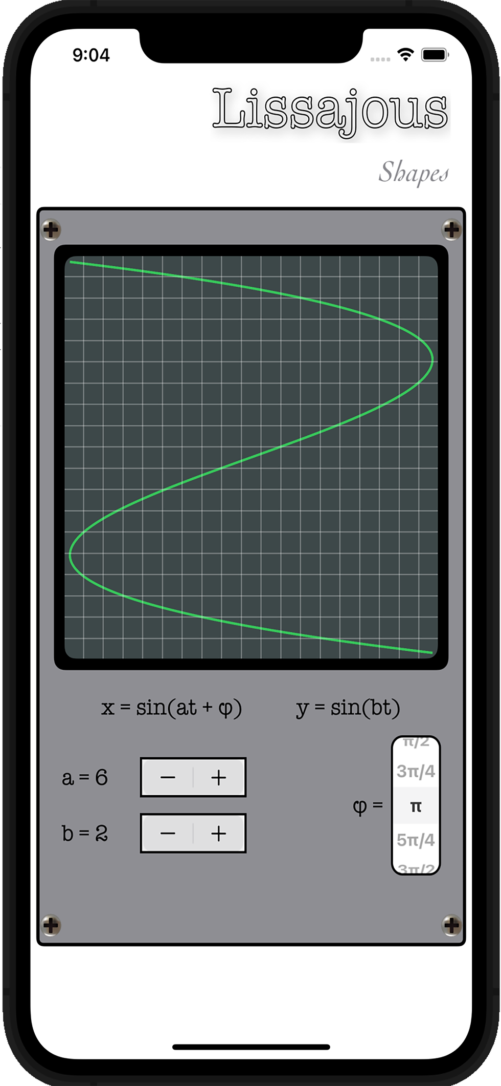 Thumbnail: Lissajous curves
