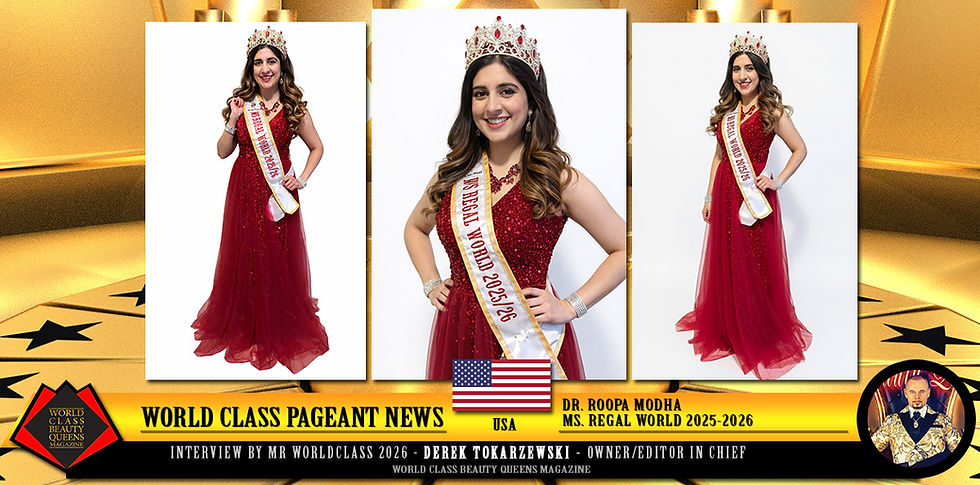 Dr. Roopa Modha Ms. Regal World 2025-2026