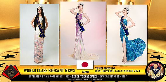 Yuhki Matsuda Mrs. Universe Japan Winner 2023